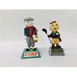 (R) 2 SMALL GOLFER FIGURES