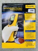 BOXED FLUKE INFRARED AND CONTACT IR THERMOMETER IN ORIGINAL BOX