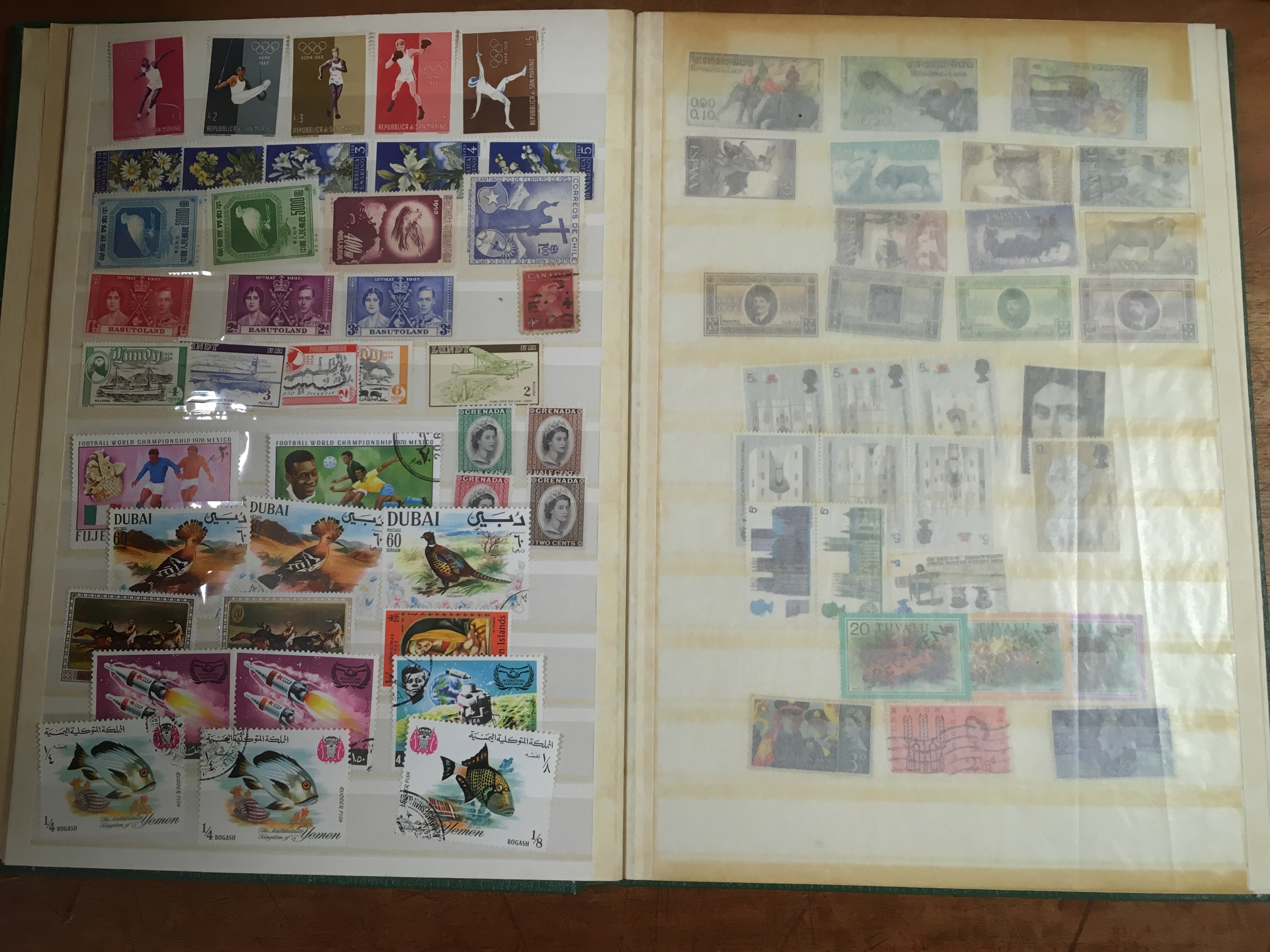 BOX WITH GB STAMPS AND FIRST DAY COVERS IN NINE ALBUMS - Image 4 of 5