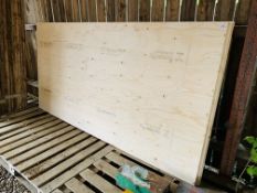 2 X 244CM X 122CM 12MM PLYWOOD SHEETS