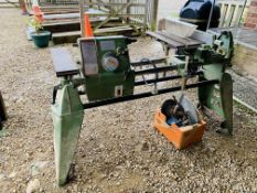 MULTICO WOODWORKER MACHINE WITH ACCESSORIES - SOLD AS SEEN