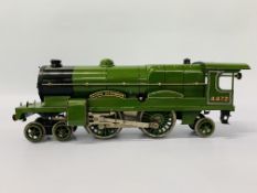 VINTAGE HORNBY MECCANO 0 GAUGE FLYING SCOTSMAN 4472 CLOCKWORK LOCOMOTIVE