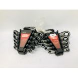 2 SETS 5 PCE RATCHET SPANNERS