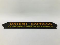 (R) ORIENT EXPRESS PLAQUE