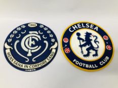 (R) 2 FOOTBALL PLAQUES CFC