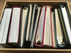 BOX WITH VARIOUS IN ELEVEN VOLUMES, AUST