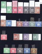 GB: 1914-31 POSTAGE DUES MINT SELECTION,