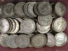 GB COINS: PRE '47 HALF CROWNS (80), FACE