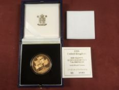 GB GOLD COINS: 1996 QUEENS 70TH BIRTHDAY