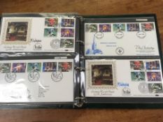 GB: 1982-1990 FDC COLLECTION IN 21 MALVE