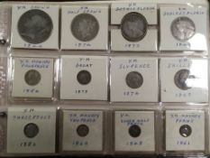 GB COINS: VICTORIAN SILVER COINS COLLECT