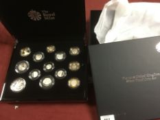GB COINS: 2018 SILVER PROOF SET IN BOX W