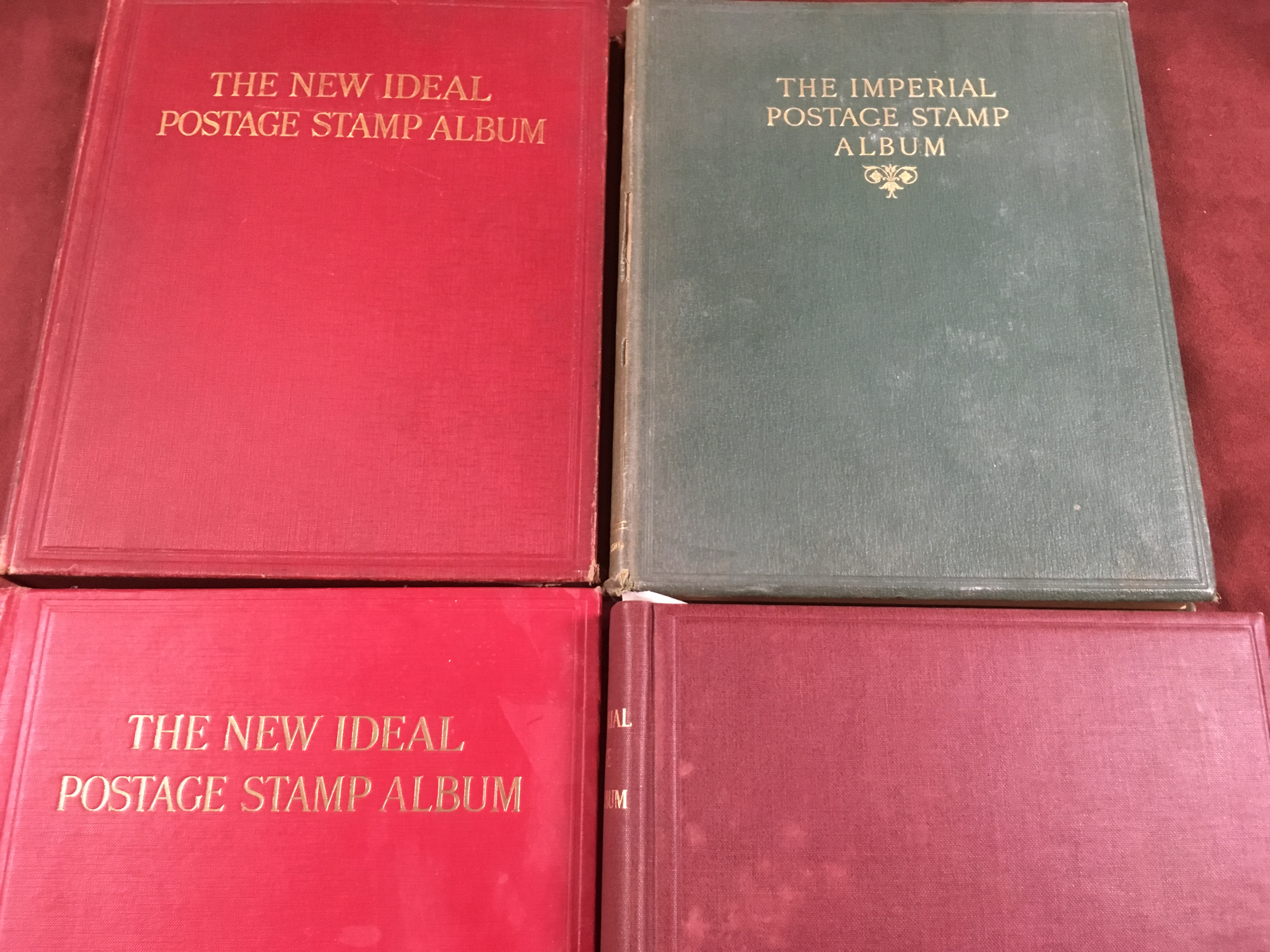 BOX WITH SG NEW IDEAL OR IMPERIAL ALBUMS