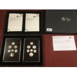 GB COINS: 2008 EMBLEMS AND SHIELD SILVER