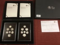 GB COINS: 2008 EMBLEMS AND SHIELD SILVER