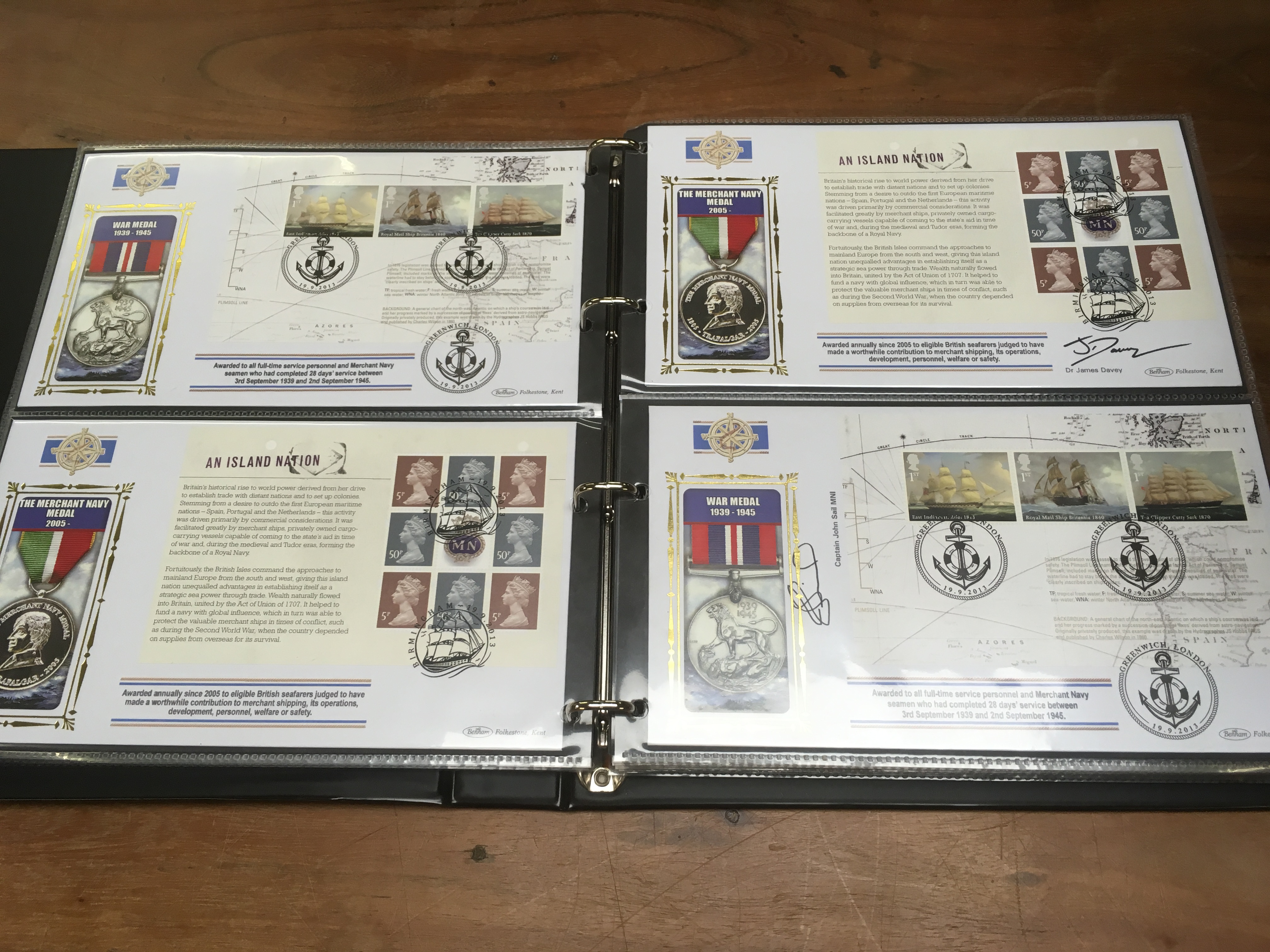 GB: 2013-14 FDC COLLECTION IN SIX ALBUMS