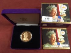 GB GOLD COINS: 2002 GOLDEN JUBILEE GOLD