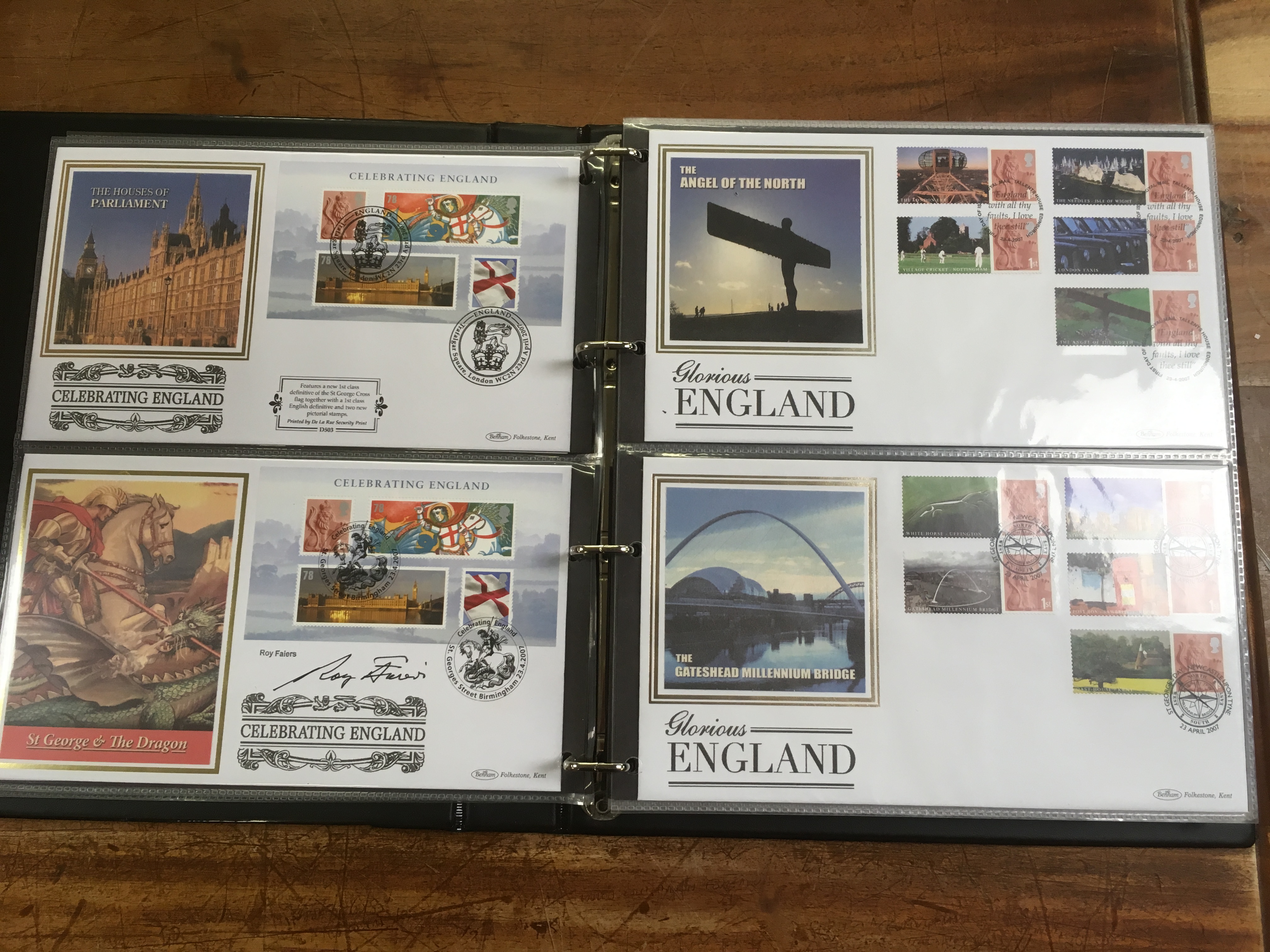 GB: 2007-2009 FDC COLLECTION IN TWENTY T