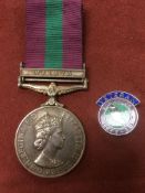 GENERAL SERVICE MEDAL (QE2) WITH MALAYA