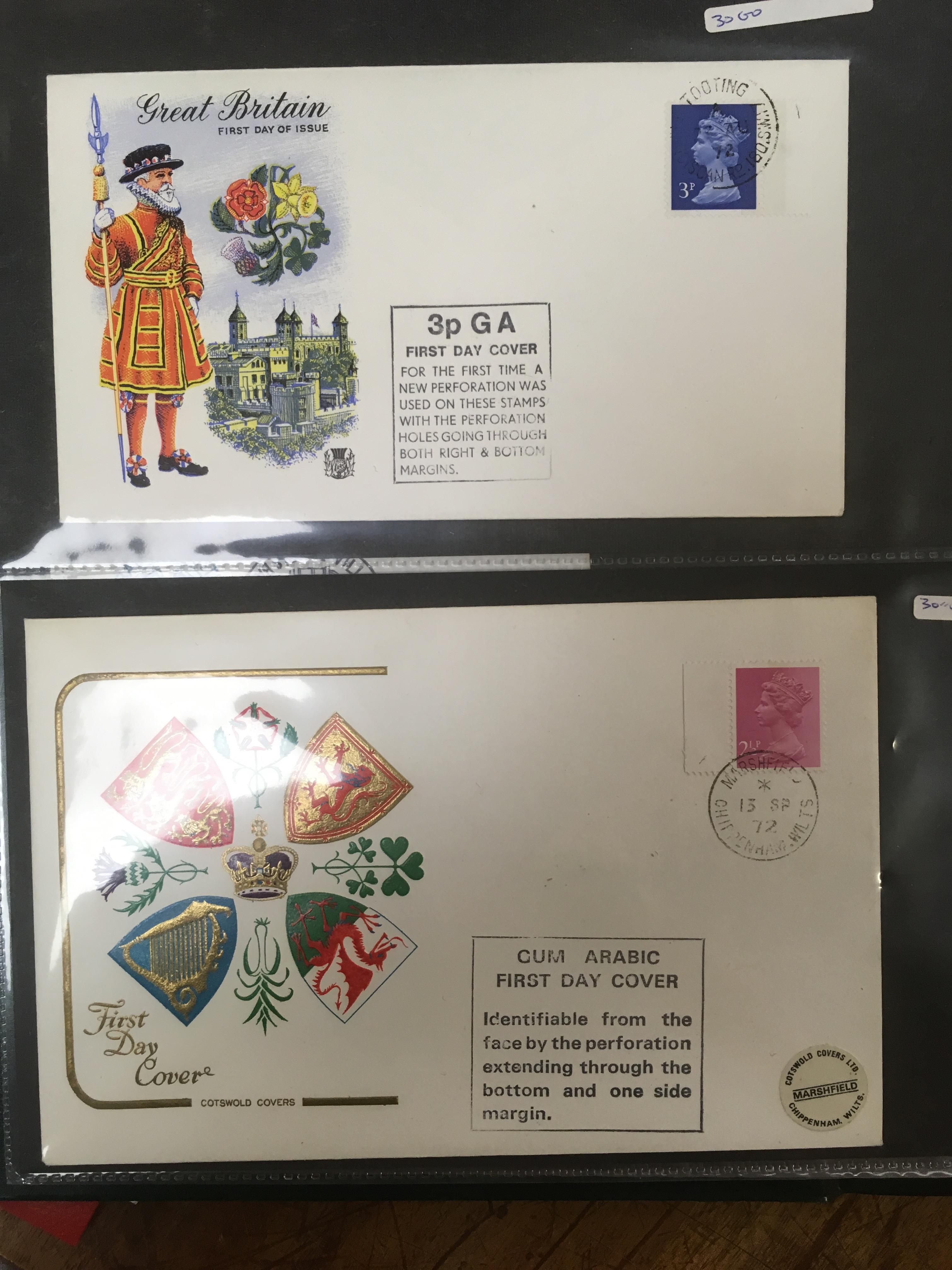 GB: BOX WITH 1971-81 FDC COLLECTION IN T - Image 3 of 9