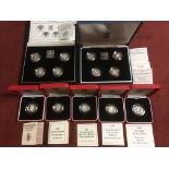 GB COINS: 1984-99 SILVER PROOF PIEDFORT