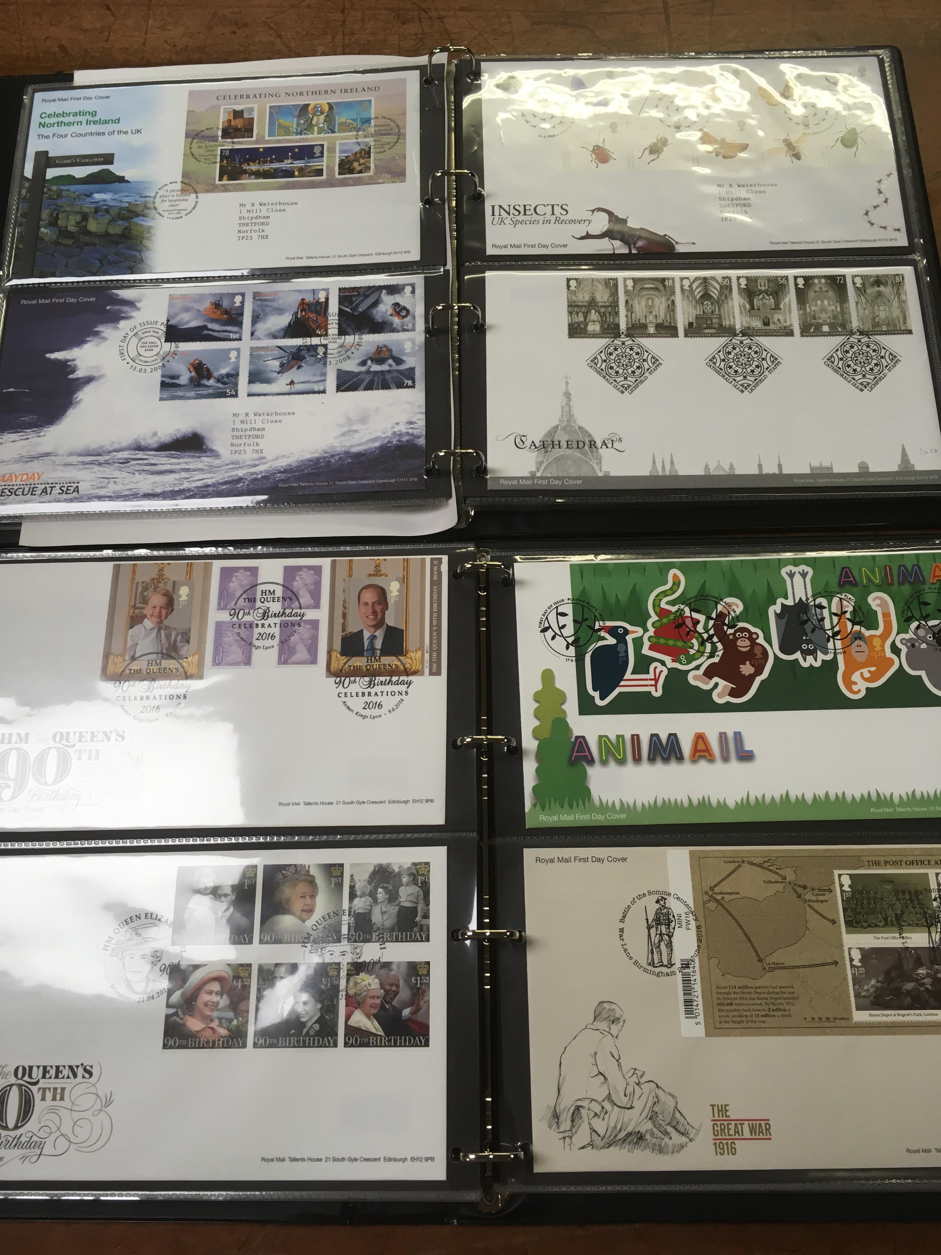 GB: BOX WITH 2008-2016 FDC COLLECTION I - Image 2 of 5