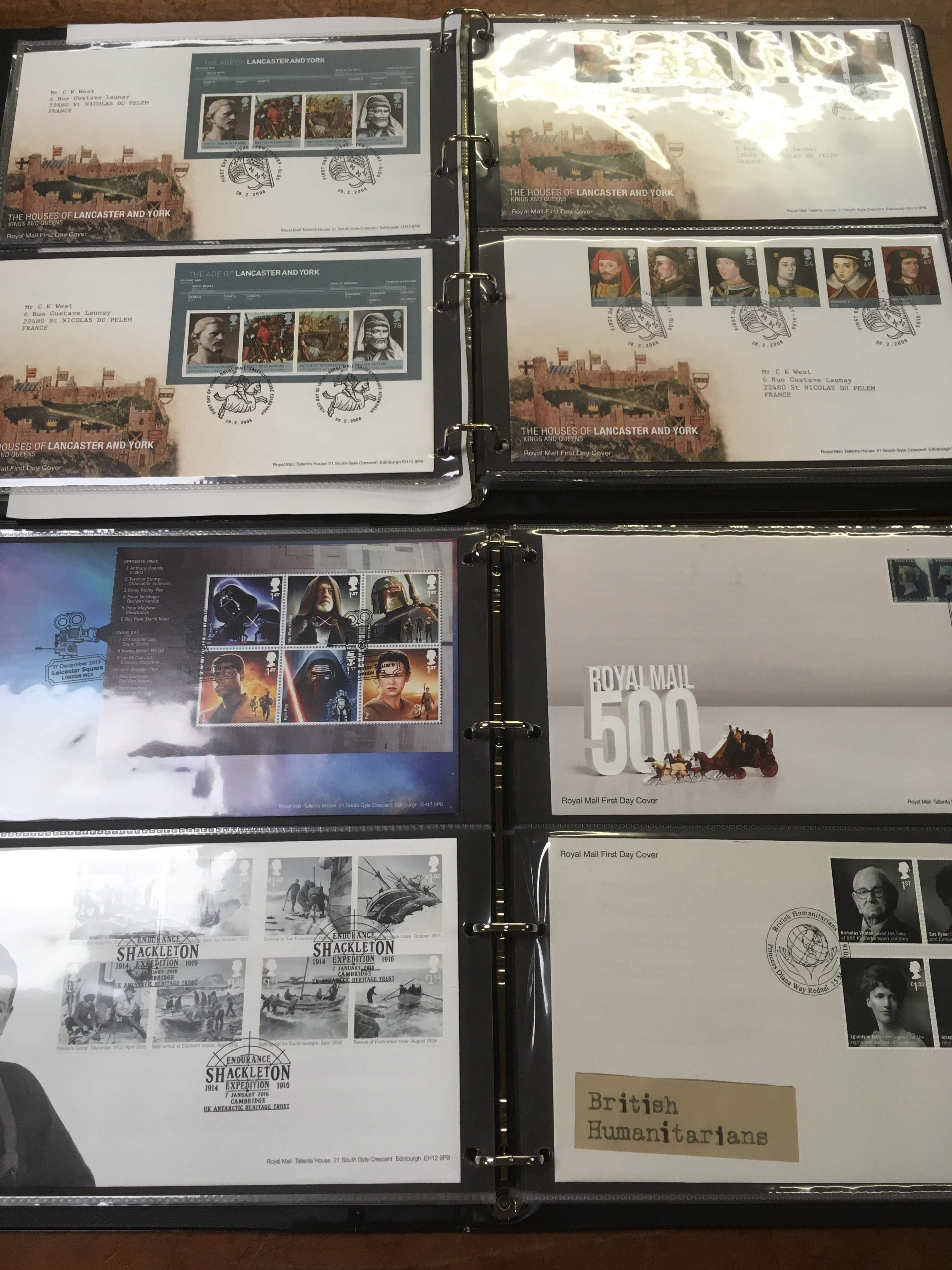 GB: BOX WITH 2008-2016 FDC COLLECTION I - Image 3 of 5