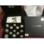 GB COINS: 2019 SILVER PROOF SET IN BOX W