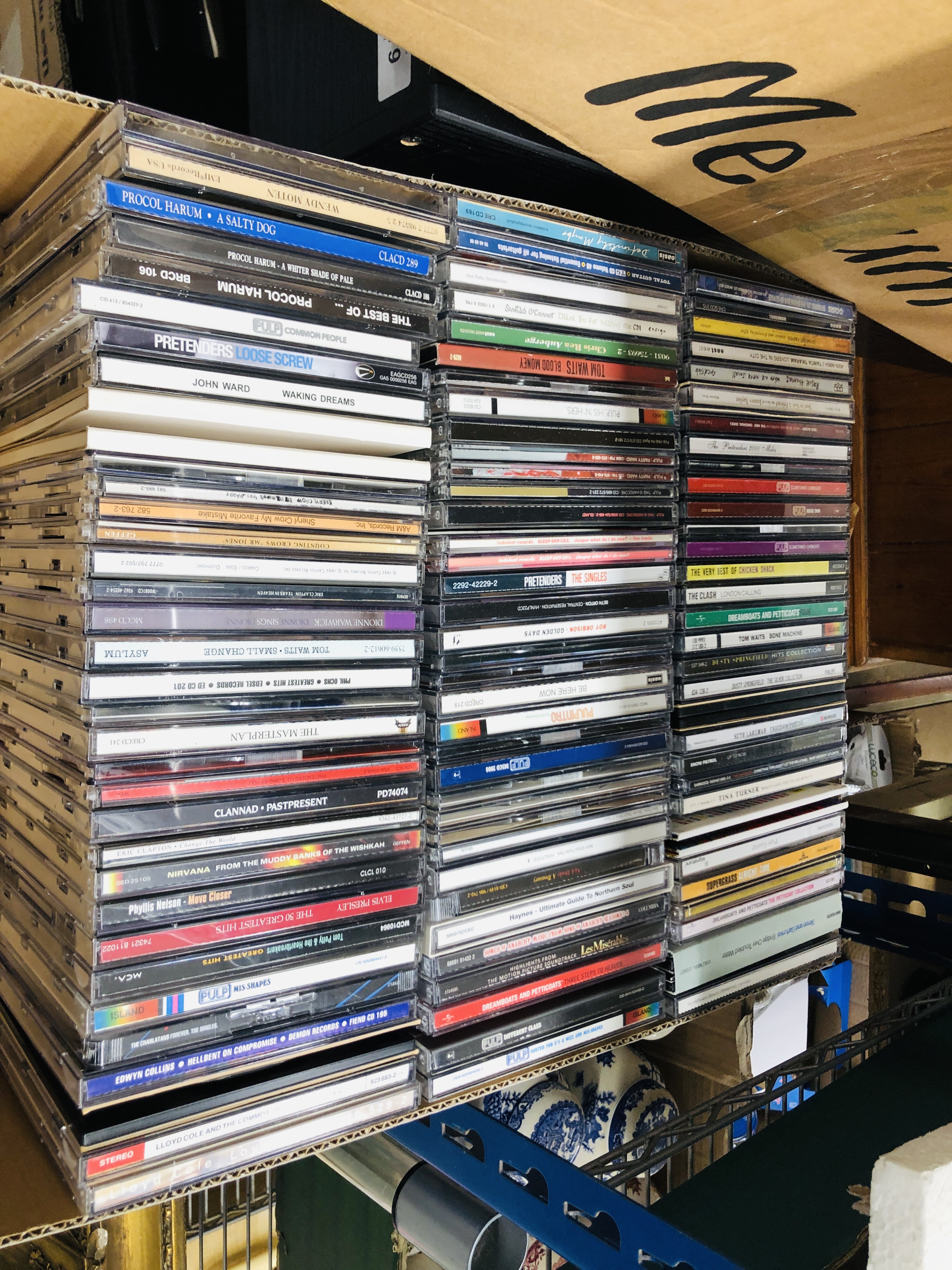 5 BOXES CONTAINING A COLLECTION OF APPROX 440 POPULAR MUSIC CD'S - Image 4 of 6