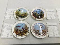 COLLECTION OF LIMITED EDITION "ROYAL DOULTON" COLLECTORS PLATES TO INCLUDE 8 X "TREASURES OF THE