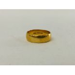 22CT GOLD WEDDING BAND