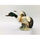 BESWICK DUCK IN FLIGHT H 16CM