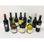 ELEVEN BOTTLES OF VARIOUS WINE