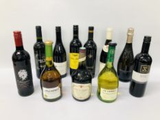 ELEVEN BOTTLES OF VARIOUS WINE