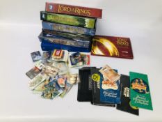 QUANTITY OF "LORD OF THE RINGS" COLLECTORS CARDS ALL WITH "LORD OF THE RINGS" THE TWO TOWERS PHONE