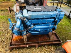 NANNI V6 320 DIESEL 320HP SIX CYLINDER INLINE COMMON RAIL FUEL INJECTION ENGINE.