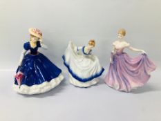 ROYAL DOULTON PORCELAIN COLLECTORS FIGURE: FIGURE OF THE YEAR 1992 MARY ALONG WITH ROYAL DOULTON