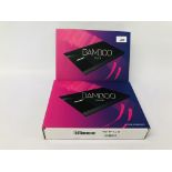 2 X BAMBOO TOUCH TABLETS BOXED - SOLD AS SEEN