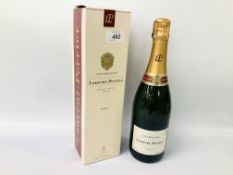 A BOXED BOTTLE OF LAURENT PERRIER CHAMPAGNE