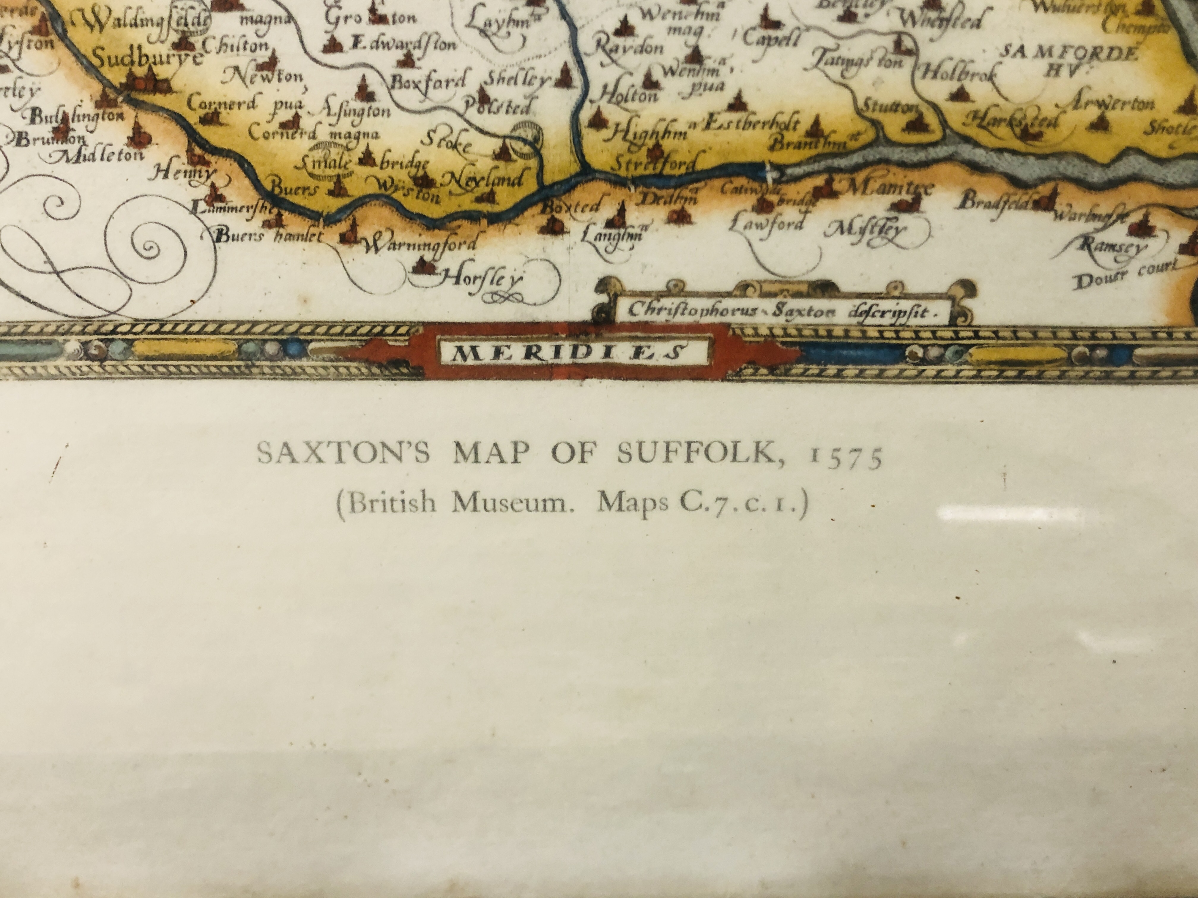 A REPRODUCTION SEXTONS MAP OF NORFOLK ALONG WITH A MORDENS MAP OF SUFFOLK - Image 2 of 5