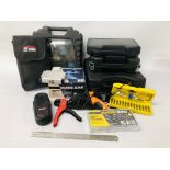 COLLECTION OF HANDTOOLS INCLUDING, PARKSIDE DRILL, WORKZONE CORDLESS DRILL, TOOLTEC CORDLESS DRILL,