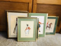 A COLLECTION OF FRAMED AND UNFRAMED STUDIES OF FIGURES IN PERIOD & MILITARY COSTUME (20)