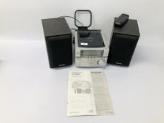 PANASONIC COMPACT CD STEREO SYSTEM - SOLD AS SEEN