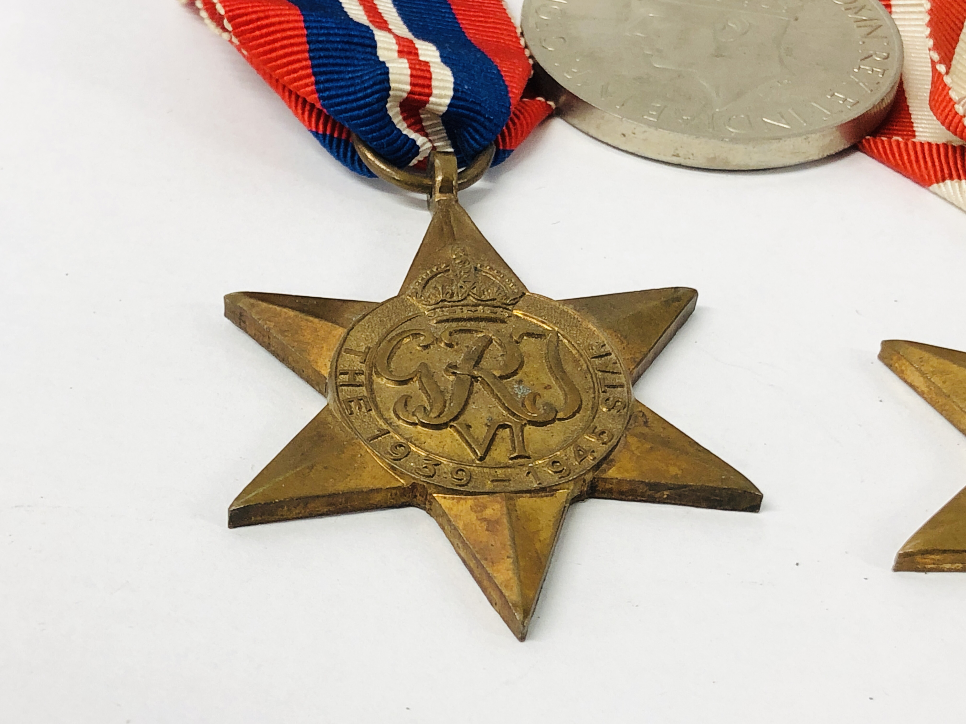 FIVE SECOND WORLD WAR MEDALS TO INCLUDE SERVICE MEDAL, AFRICA STAR, FRANCE & GERMANY STAR, - Image 2 of 7