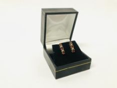 PAIR OF 9CT GOLD,