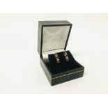 PAIR OF 9CT GOLD,