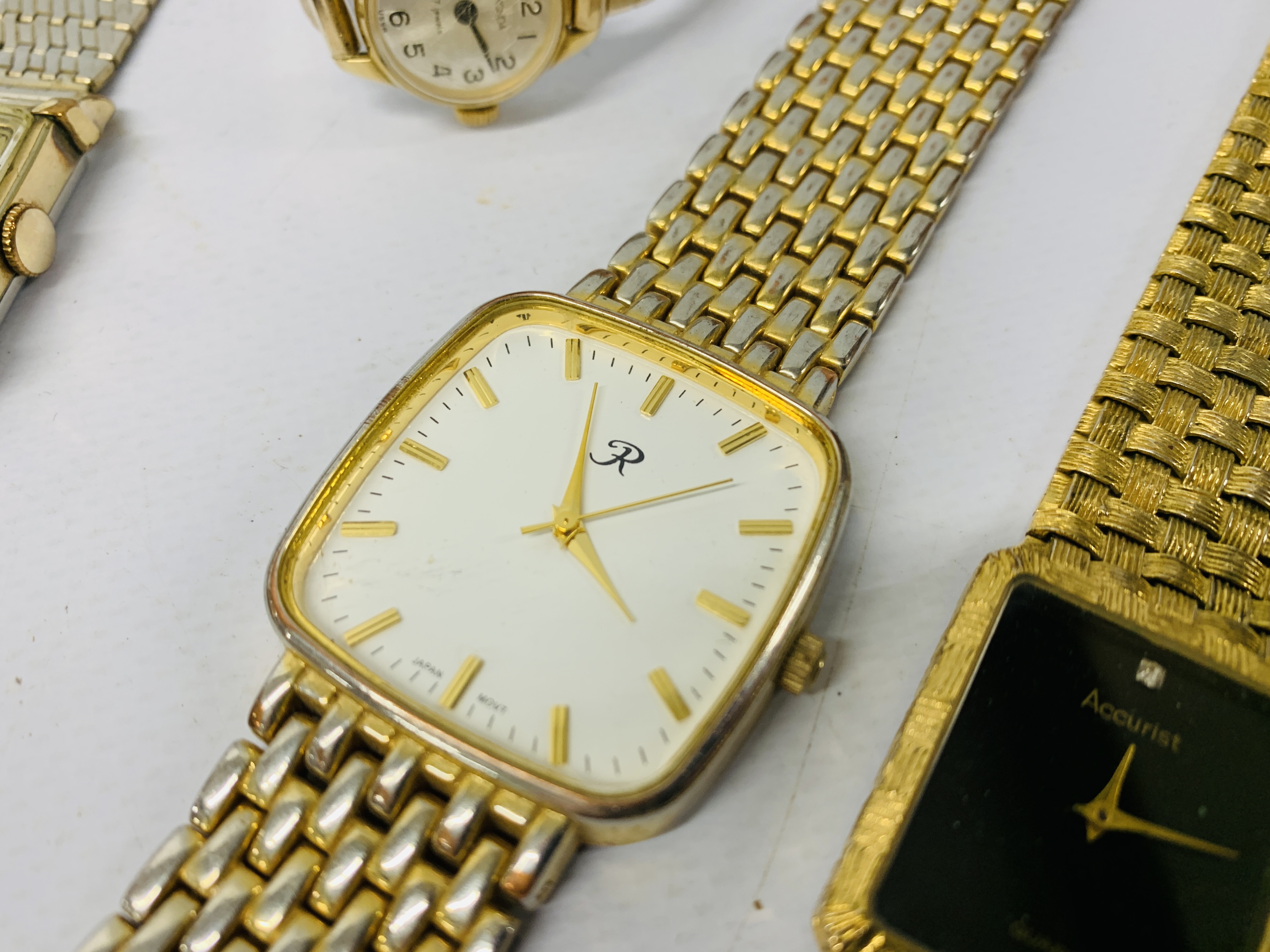 7 X ASSORTED WATCHES / FACES TO INCLUDE WALTHAM - OCEANIC ACCURIST SEKONDA ETC. - Image 3 of 8