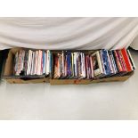 THREE BOXES CONTAINING AN EXTENSIVE COLLECTION OF EMBROIDERY AND NEEDLE CRAFT BOOKS (APPROX 70