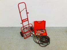 CUTTING TORCH/WELDING EQUIPMENT TO INCLUDE SAFFIRE FN 50 TORCH, BOC TORCH VARIOUS TIPS,