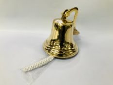 (R) 8" BRASS BELL